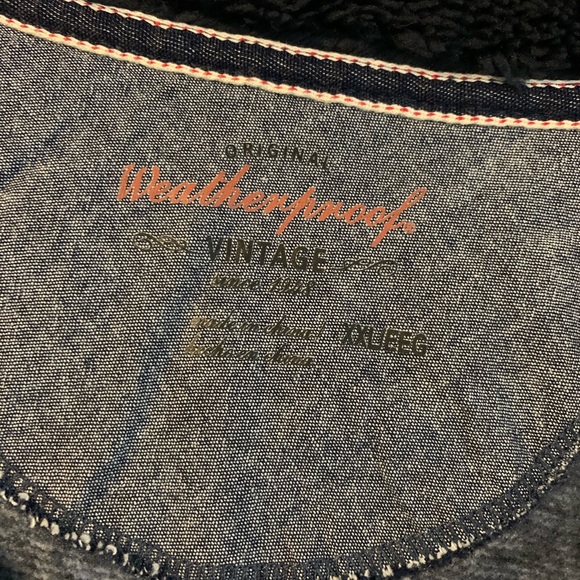 Weatherproof Vintage Heathered Navy Pullover - Picture 2 of 2